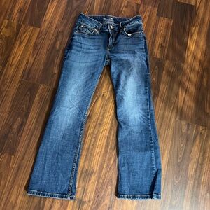 Womens/juniors wrangler boot cut jeans size 7/30
